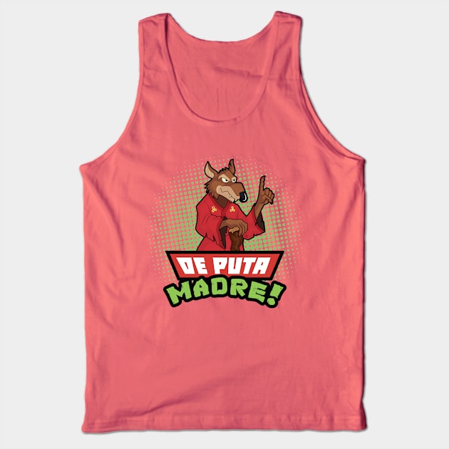 Cartoon Quote Splinter Tank Top by Rubtox